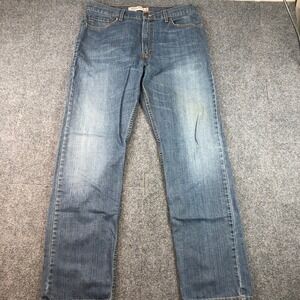 VTG Levis 505 Regular Fit Jeans Mens W36 L34 Blue Denim Made In Mexico Y2K